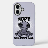 Nope Still Don't Care Cute Indifferent Robot