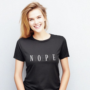 Nope Yep Minimalist Dual Color T-Shirt