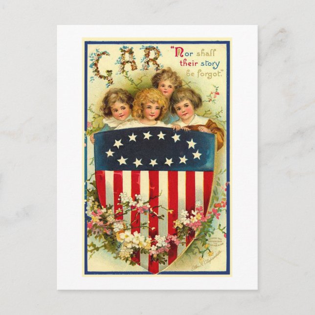 Nor Shall Their Story Be Forgot Postcard (Front)