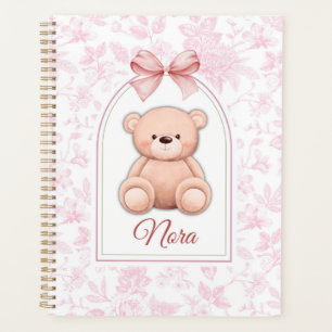 Nora Custom Pink Teddy Bear Nursery Design Planner
