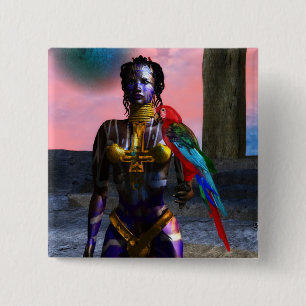 NORA CYBER WARRIOR 15 CM SQUARE BADGE