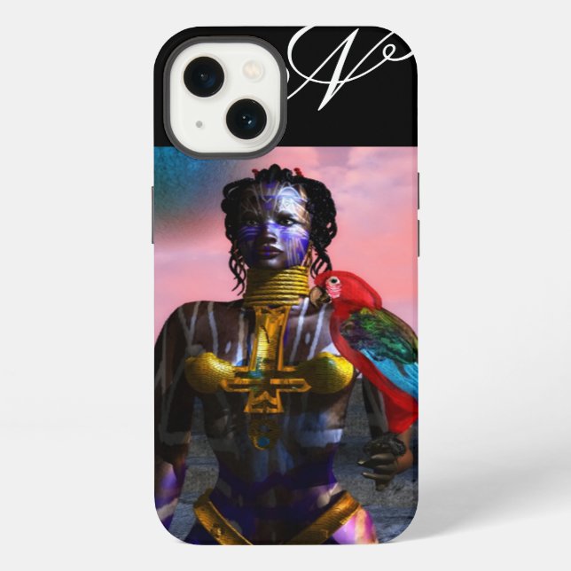 NORA CYBER WARRIOR MONOGRAM iPhone CASE (Back)