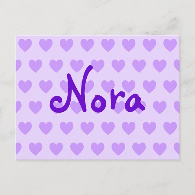 Nora in Purple Postcard (Front)