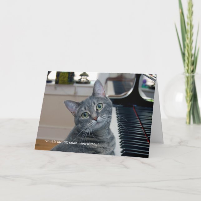 Nora Quote 7"x5" Folded Greeting Card (Front)