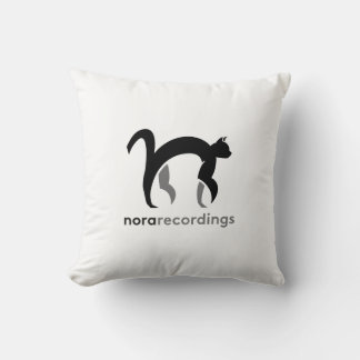 nora recordings logo white クッション cushion