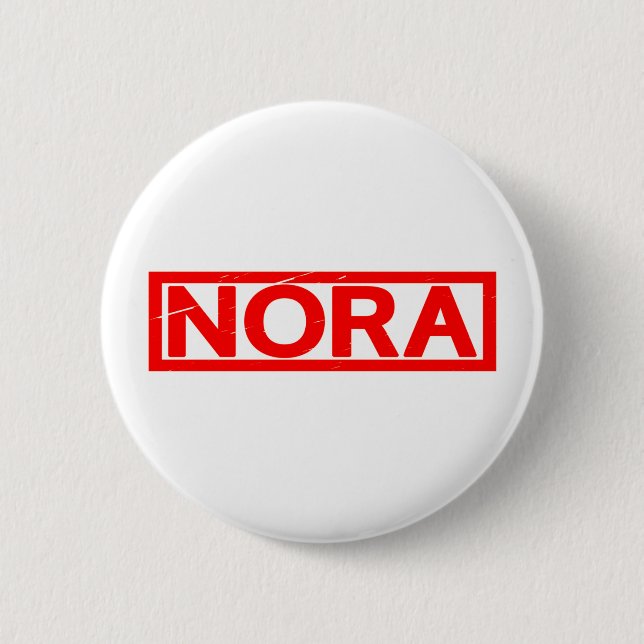 Nora Stamp 6 Cm Round Badge (Front)