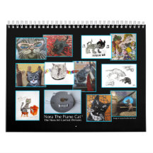Nora The Piano Cat: Art Contest Calendar