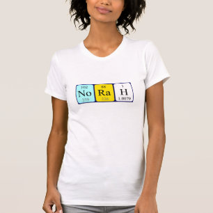Norah periodic table name shirt