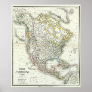 Nord America - North America Poster