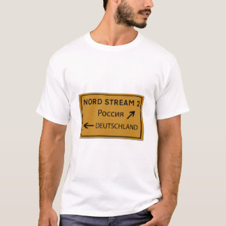 Nord stream 2 underwater gas pipeline running betw T-Shirt
