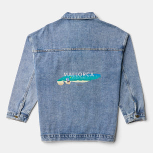 Norderney Mallorca Branch Nord Slogan Norderney  Denim Jacket