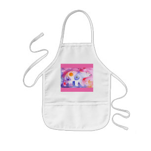 Nordic Bear in Watercolour Kids Apron
