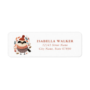 Nordic Bird Return Address Labels