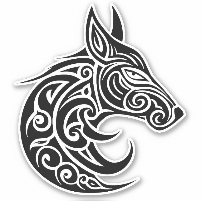 Nordic Celtic Knotwork Fox (Front)
