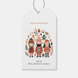 Nordic Christmas Family Gift Tags
