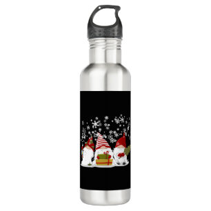 Nordic Christmas Gnome Elves Gnome Gnome present 710 Ml Water Bottle