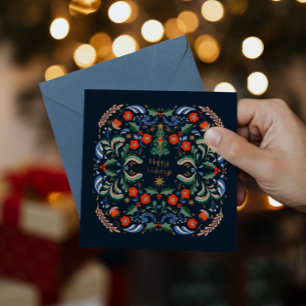 Nordic Christmas greetings Postcard