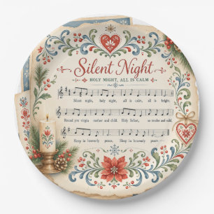 Nordic Christmas Music  Paper Plate