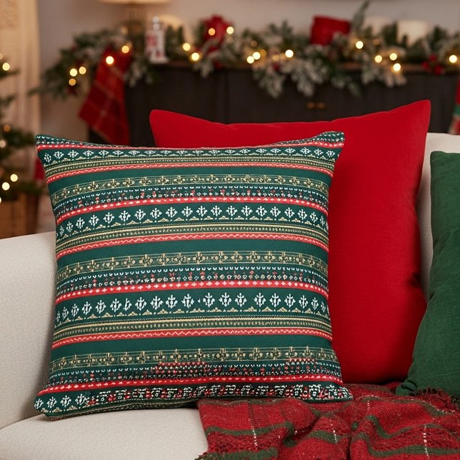 Nordic christmas pattern cushion (Creator Uploaded)