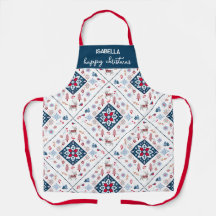 Nordic Christmas with Reindeer and Snowflakes