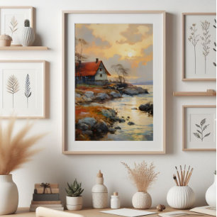 Nordic Coast Impressionism Photo Print