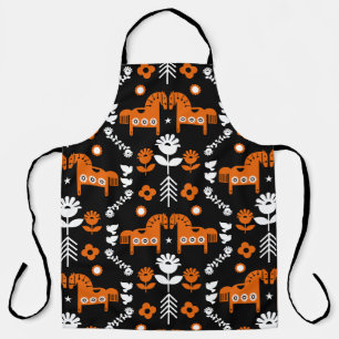 Nordic Data Horse Home Decor Apron