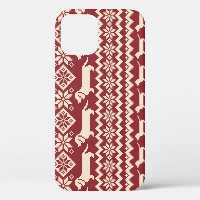 Nordic Dog: Quirky Illustration Pattern. Case-Mate iPhone Case (Back)