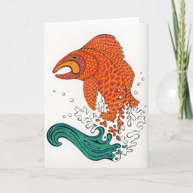 Nordic Fish Notecard (Front)