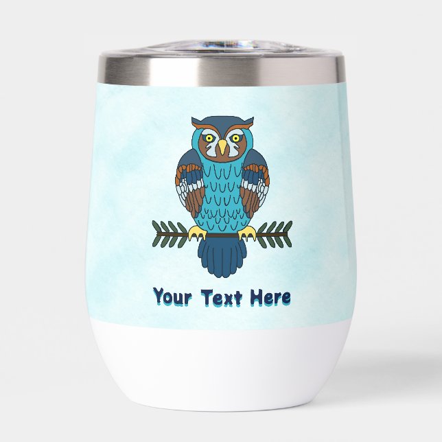 Nordic Folk Art Owl (Front)