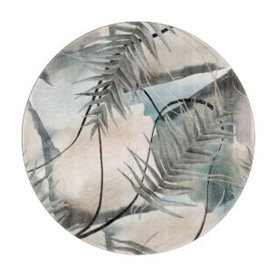 Nordic Geometric Floral Marble Cutting Board