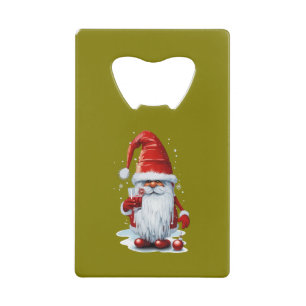 Nordic Gnome Holding A Glass Of Pomegranate Juice