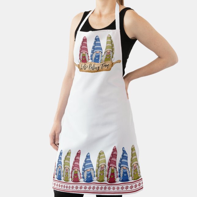 Nordic Gnome | Lefse Rolling Team Apron (Insitu)
