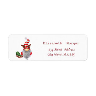 Nordic Gnome Sleigh Pine Tree