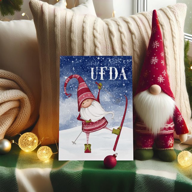 Nordic Gnome Ufda Christmas Holiday Card (Creator Uploaded)