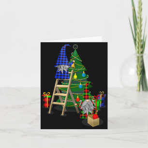 Nordic Gnomes Winter Christmas Swediomte Elves  Card
