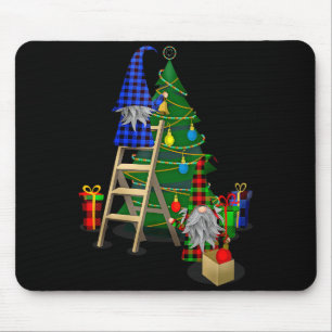 Nordic Gnomes Winter Christmas Swediomte Elves Mouse Pad