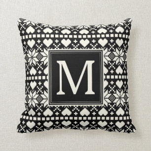 Nordic Holiday Throw Pillow