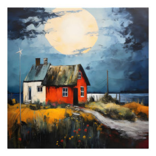 Nordic Landscape Colourful Photo Print