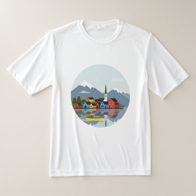 Nordic landscape T-Shirt (Laydown)
