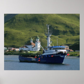 Nordic Mariner, Crab Boat in Dutch Harbour, AK Poster