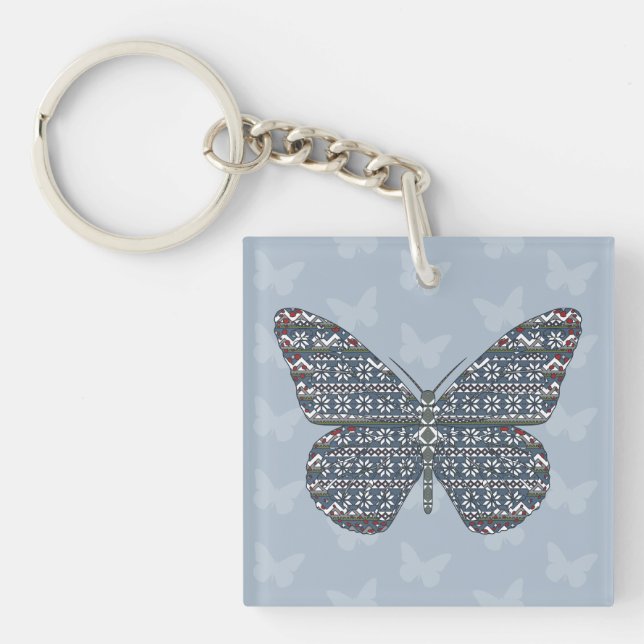 Nordic Monarch Acrylic Keychain (Front)