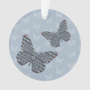 Nordic Monarch Acrylic Ornament