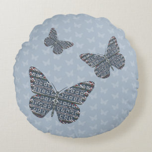 Nordic Monarch Round Pillow