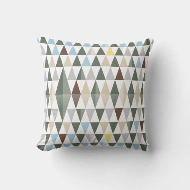 Nordic Nature | Colourful Pattern Design Cushion (Front)