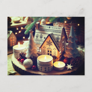 Nordic Noel Christmas Design Holiday Postcard