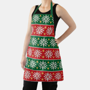 Nordic Noel Knit Apron
