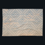 Nordic pastel traditional pattern design tea towel<br><div class="desc">Nordic pastel traditional pattern design with elements from Latvian Lielvarde belt</div>