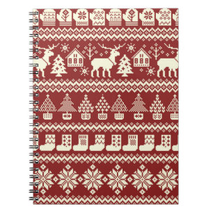Nordic pattern illustration notebook