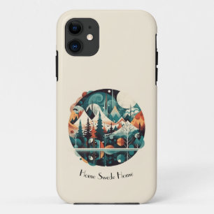Nordic Pines & Peaks, custom Case-Mate iPhone Case