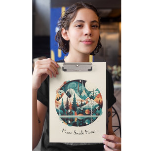 Nordic Pines & Peaks, custom Clipboard